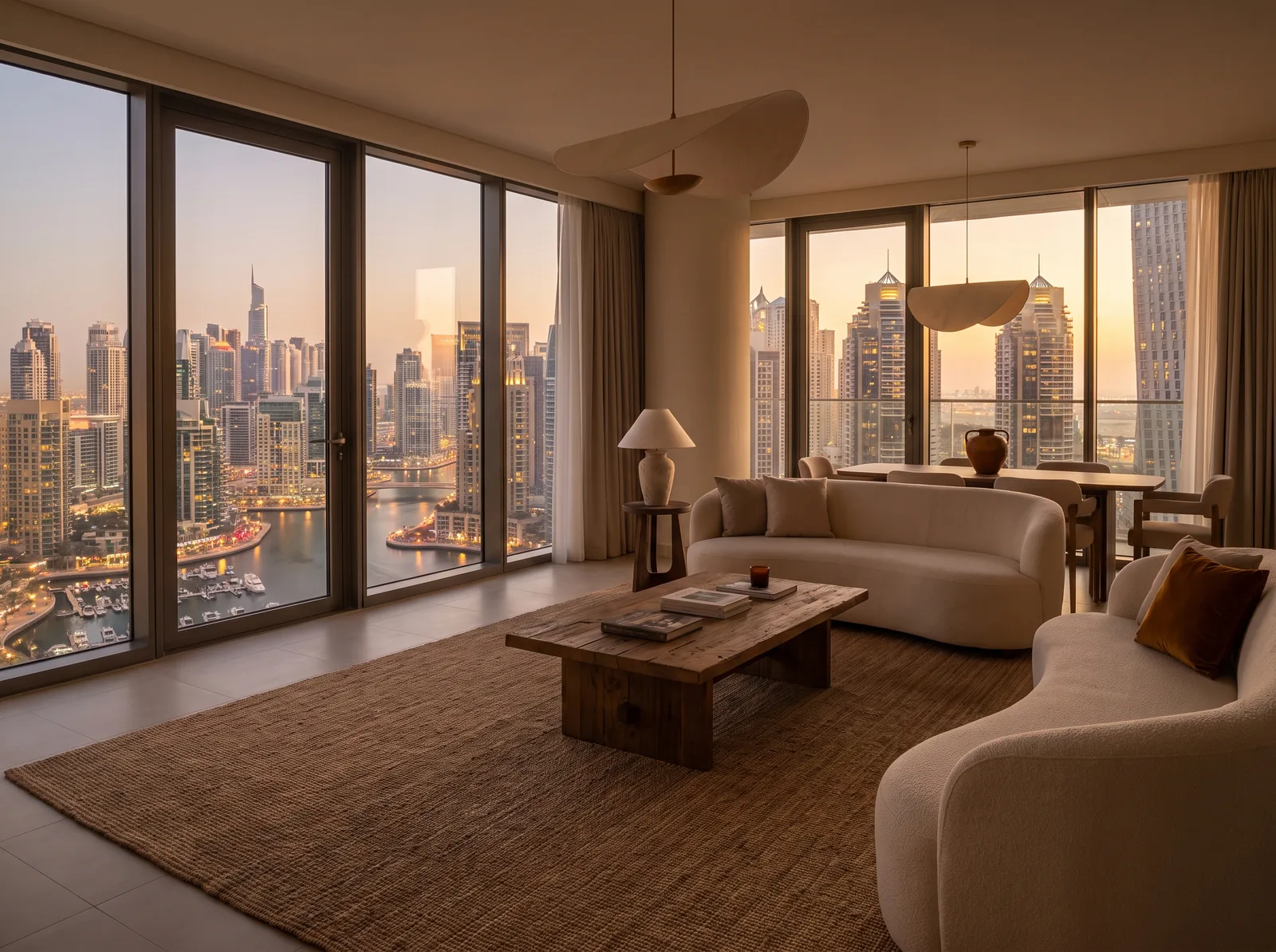 A managed apartment overlooking Dubai Marina