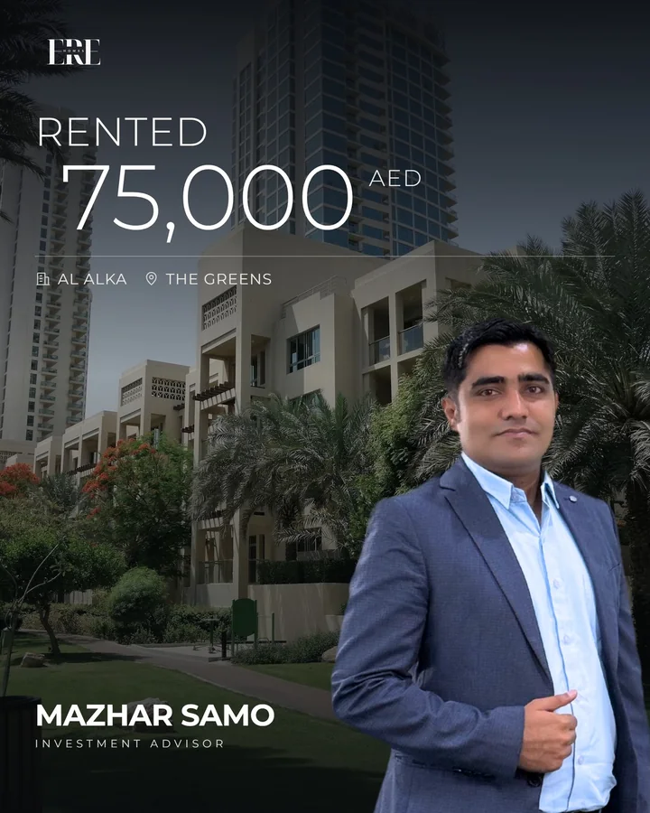 Rented. An apartment in Al Alka, The Greens, at AED 75,000 a yea...