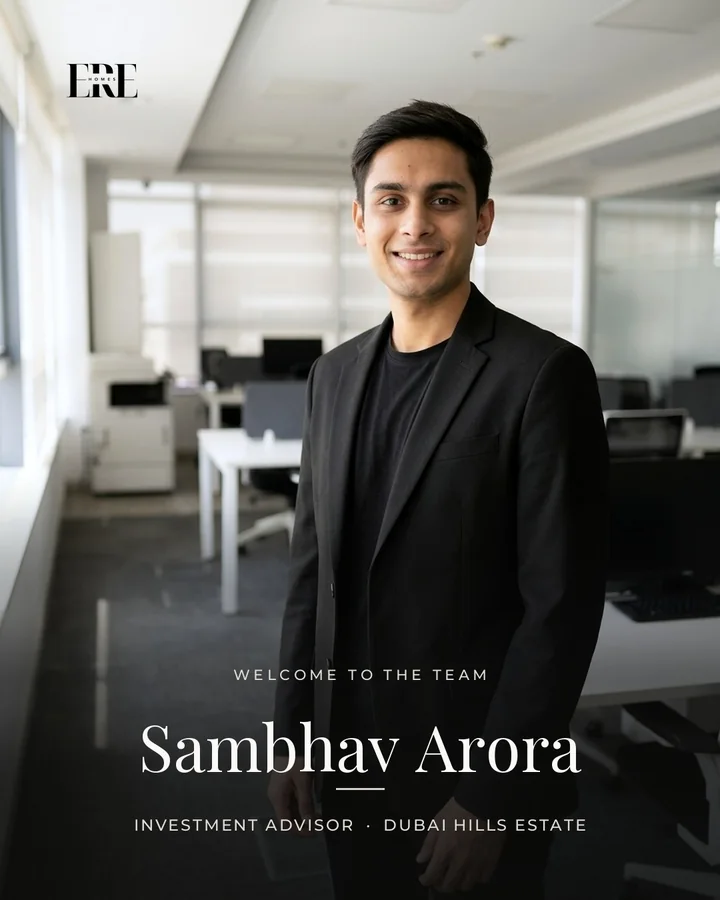 Welcome to the team, Sambhav. Sambhav Arora joins ERE Homes as a...