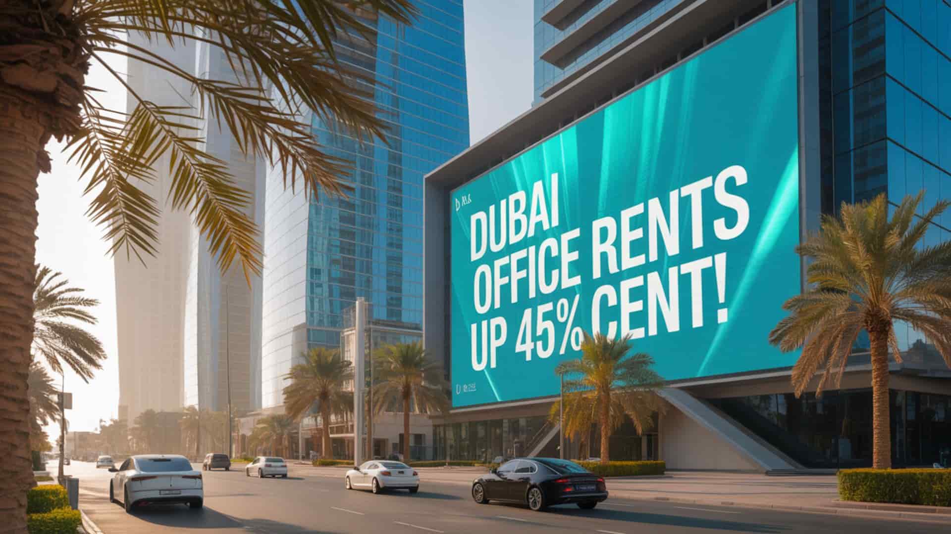 Dubai office rents up 45 per cent!